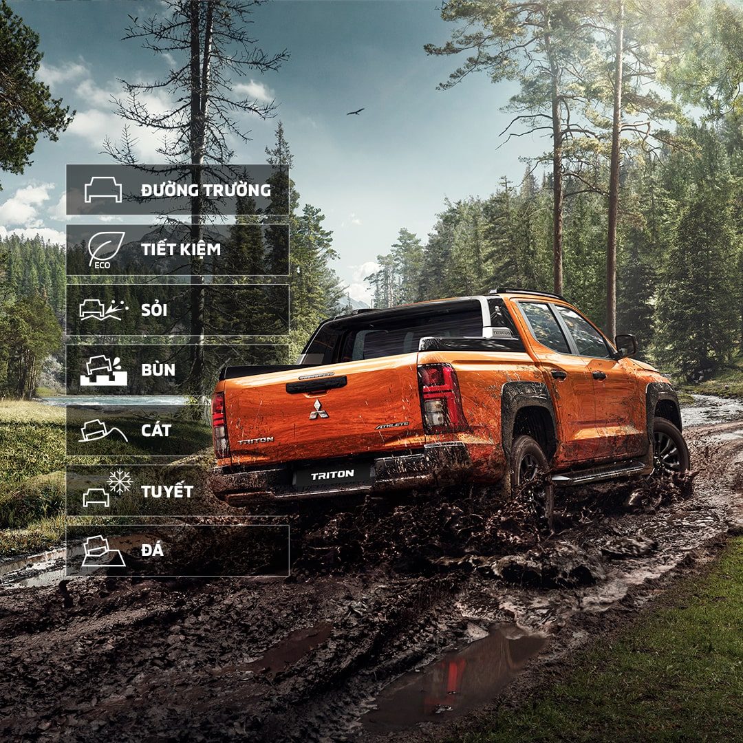 🚗 Mitsubishi Triton – Bán tải mạnh mẽ, chinh phục mọi địa hình